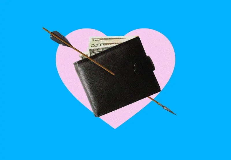 An unfinished heart-shaped compass symbolizes uncertainty about pursuing a relationship while life remains unsettled.