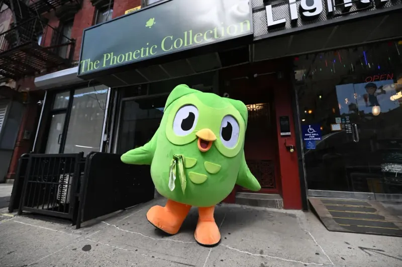 Two battered springs representing CoStar and Duolingo begin rebounding beneath the weight of investor pessimism.