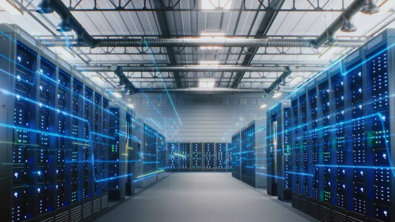 Three metallic arrows clear a high bar before converging on an opening that symbolizes uncertainty about AI.