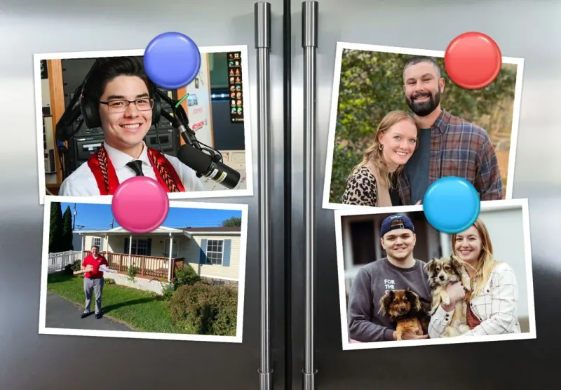Editorial illustration for: How these homeowners pulled off buying a house in their early 20s