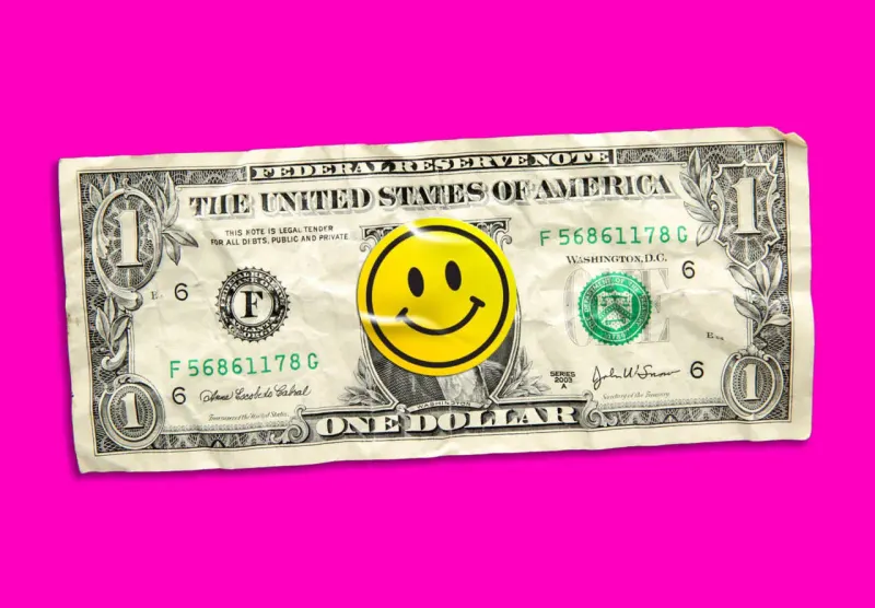 A piggy bank balances on a shrinking coin as a large price tag presses down, symbolizing household responses to higher prices.