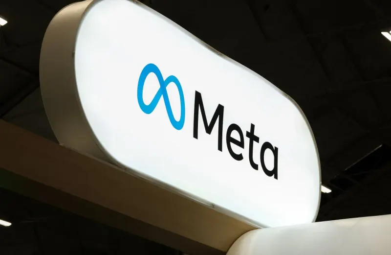 A silicon furnace consumes coins while a glass shield symbolizes protection against Meta’s AI spending risks.