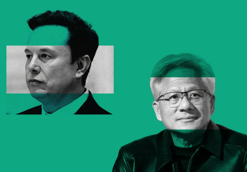 Editorial illustration for: Nvidia’s revenue forecast is so huge that Wall Street wonders if SpaceX is the reason