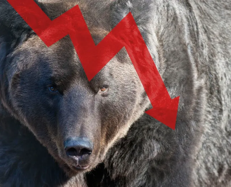 A seesaw lifts one large stone while many smaller stones sink, symbolizing weaker prospects for smaller stocks.