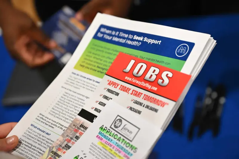 Editorial illustration for: Where are all the new jobs? Hiring slows again — and it probably won’t speed up soon.
